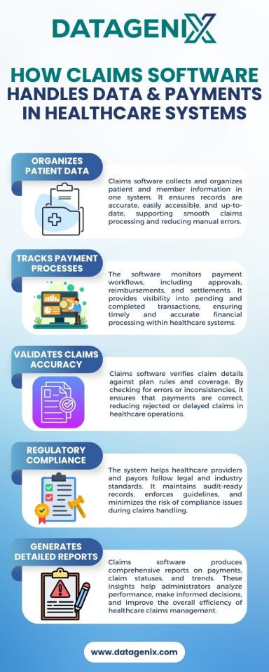 Healthcare organizations can manage claims with greater accuracy and control by using DataGenix claims software. It supports... – @datagenix on Tumblr