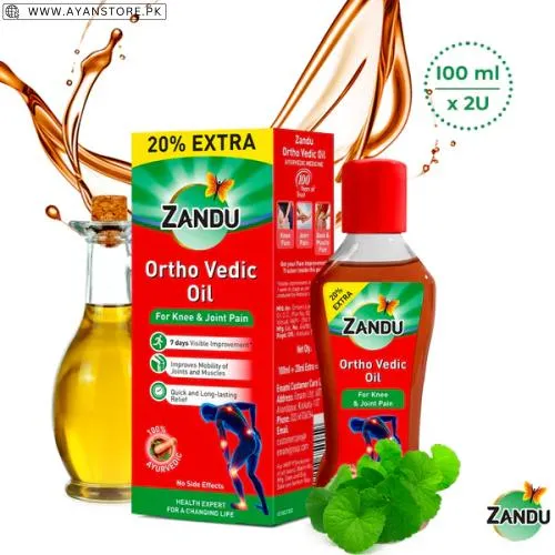 Zandu Ortho Vedic Oil - 100Ml Price - 03225386000 | Call Now