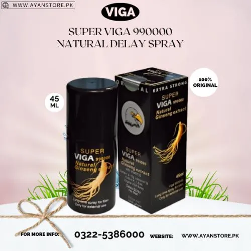 Buy Super Viga 990000 Ginseng Strong Long Time Spray For Men | Ayanstore