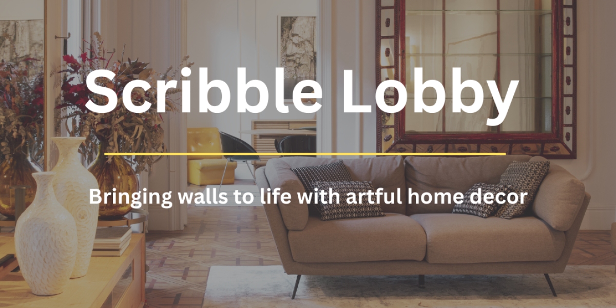 Scribble Lobby | Vintage Home Decor | Wall Art For Living Room