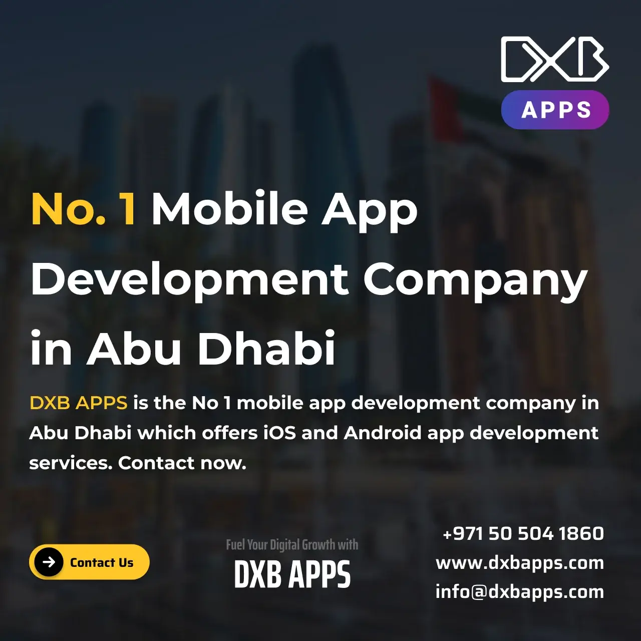 No. 1 Leading Mobile App Development Abu Dhabi - DXB Apps