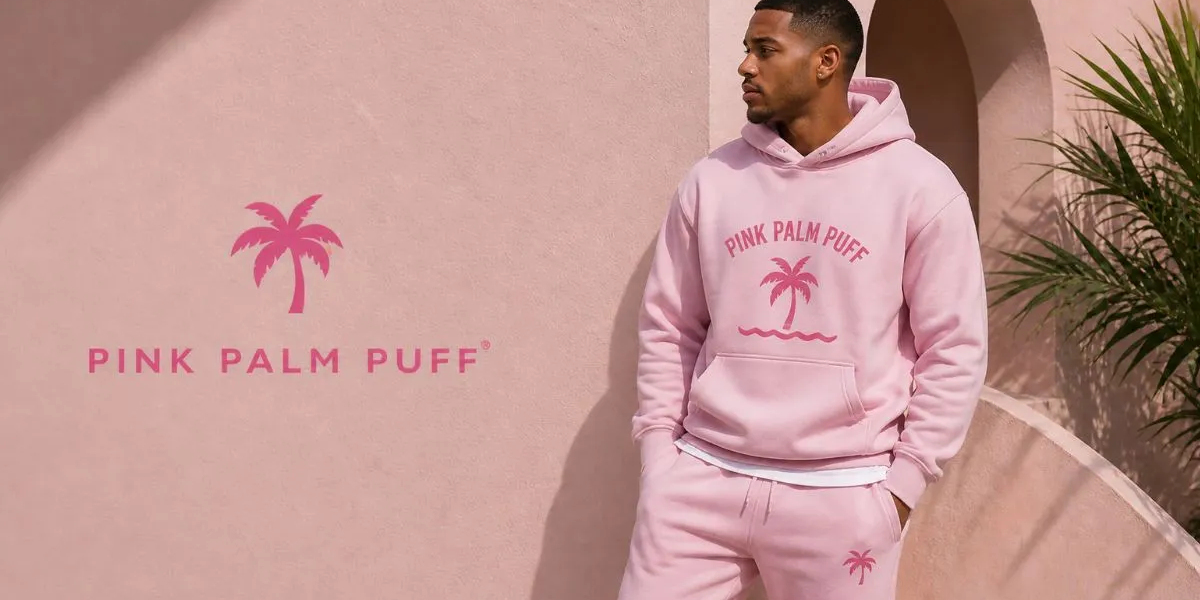 Pink Palm Puff Hoodie: The Bold Statement in Modern Streetwear