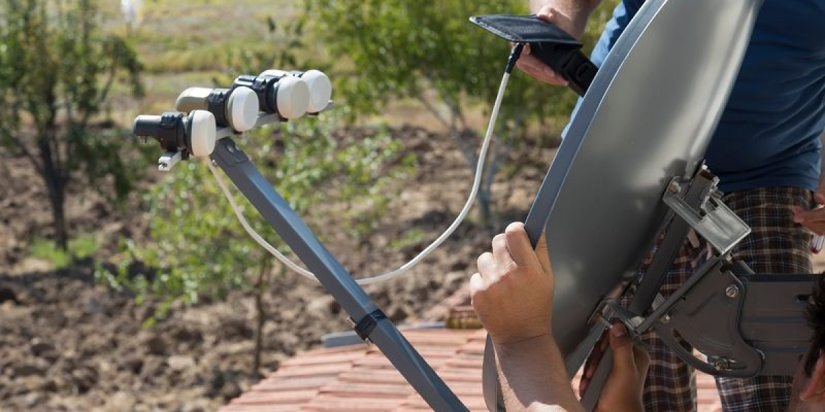 An article about satellite dish technicians in Al Jahra