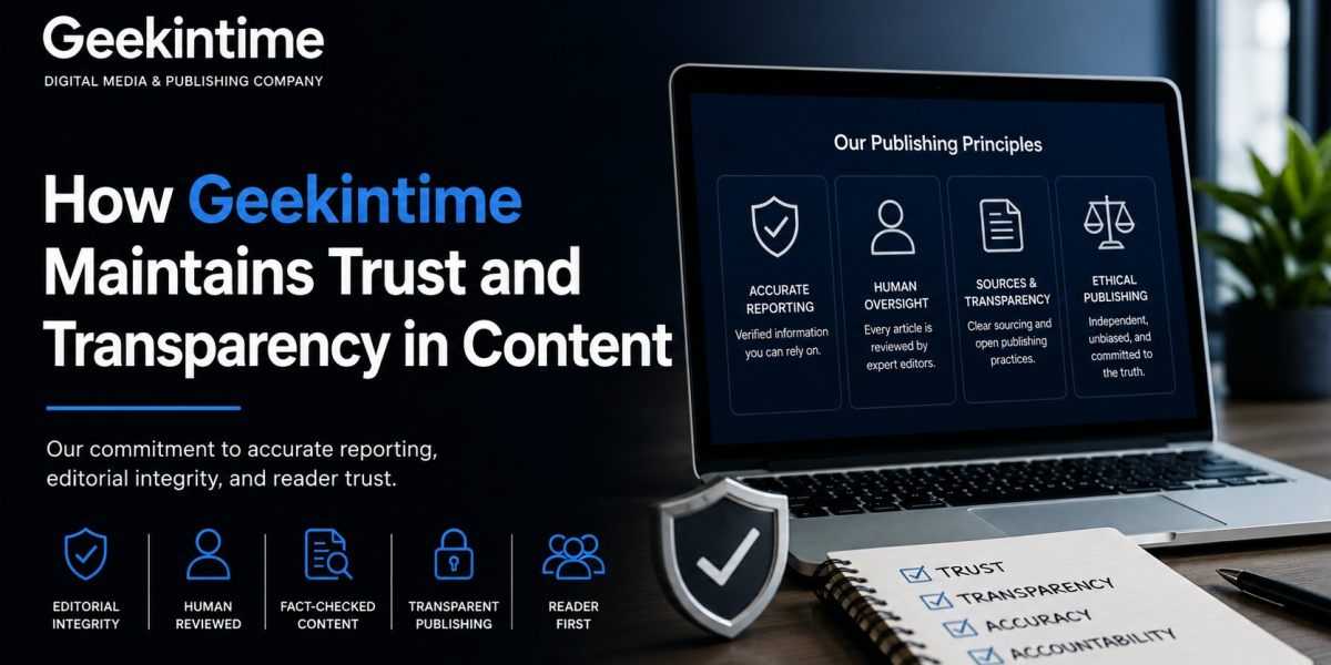 How Geekintime Maintains Trust and Transparency in Content