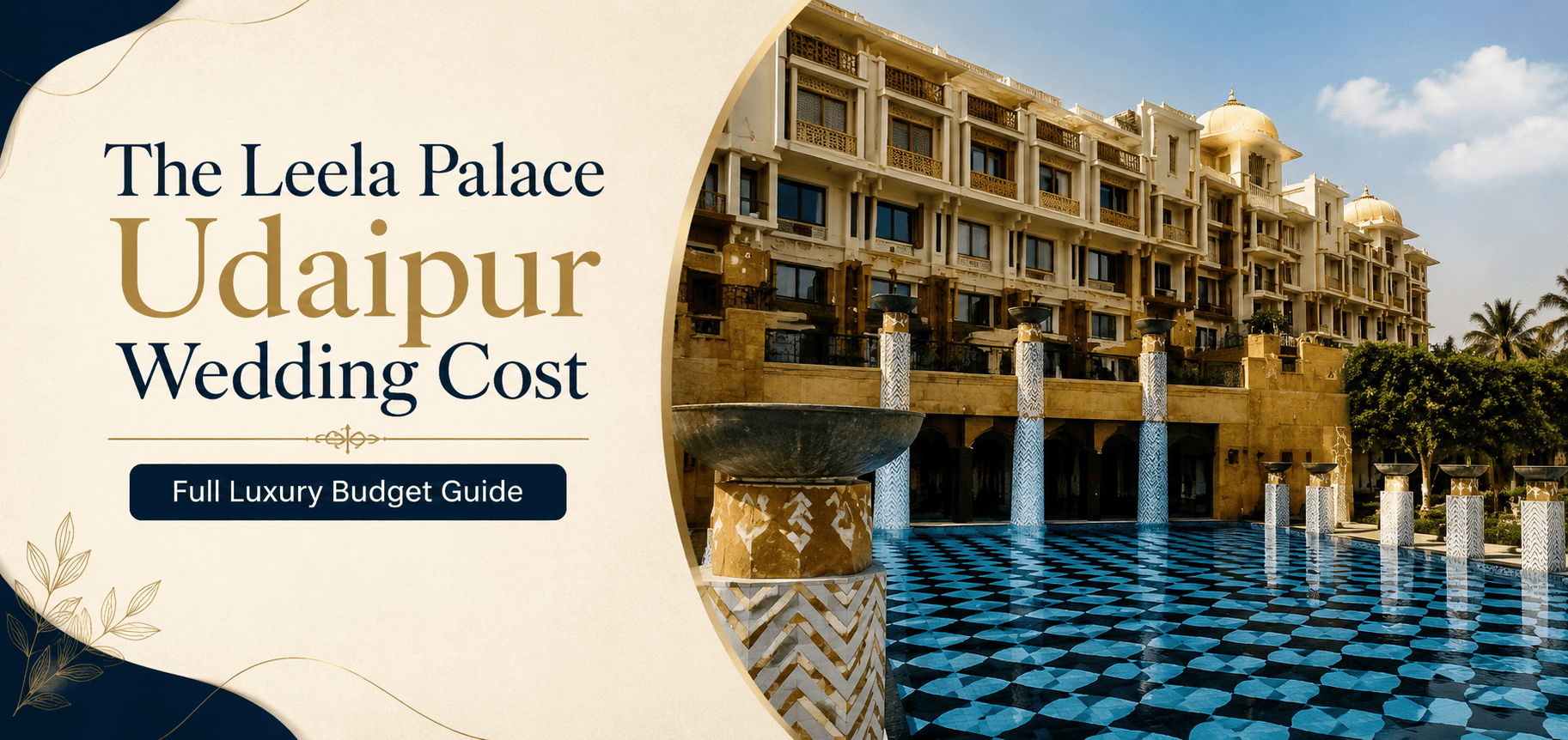 Leela Palace Udaipur Wedding Cost | Luxury Budget Guide