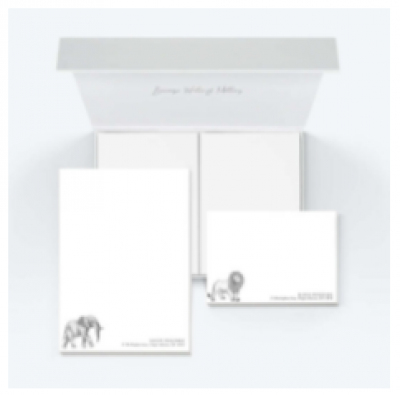 Personalised Stationery Gift Set Watercolour Animals Profile Picture