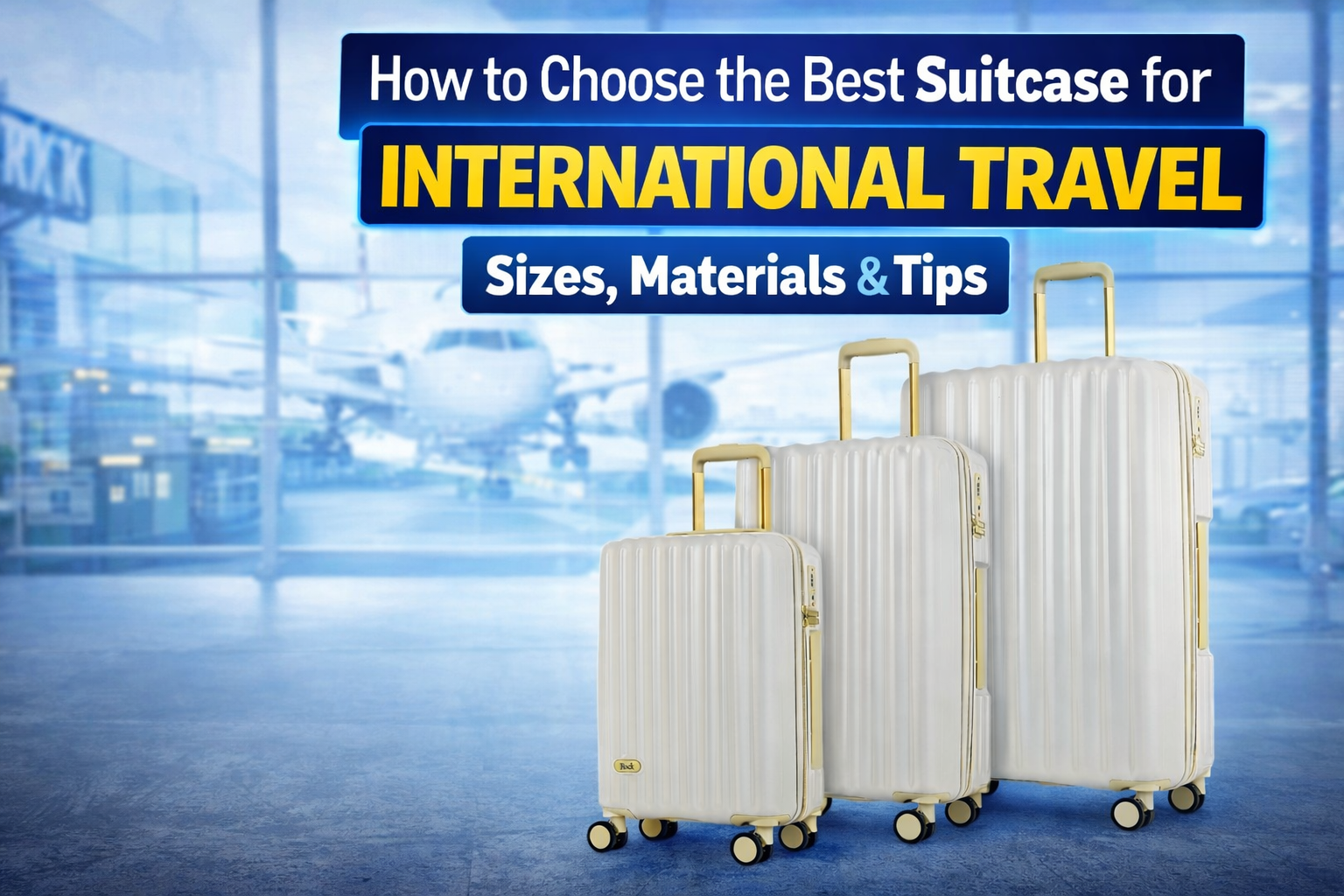 How to Choose the Best Suitcase for International Travel: Sizes, Mater  – Rock Luggage