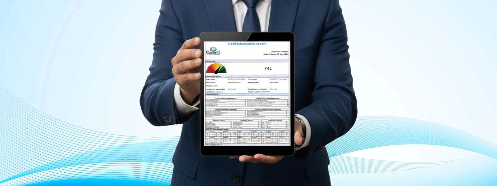 Credit Information Report for Businessman | CreditQ