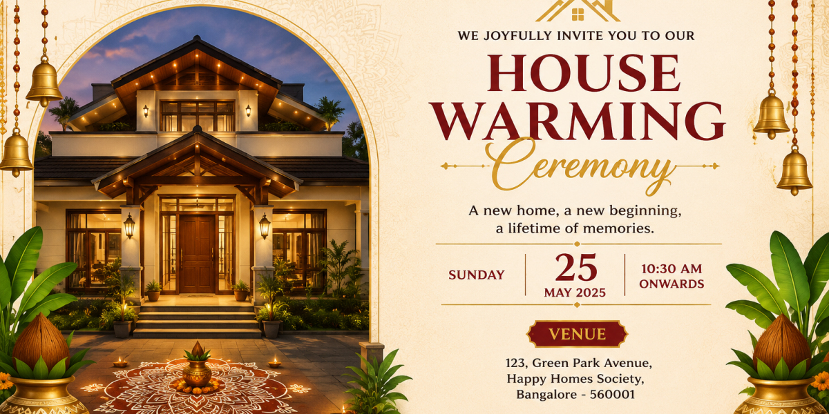 Elegant House Warming Invitation Video Templates for Memorable Griha Pravesh Celebrations
