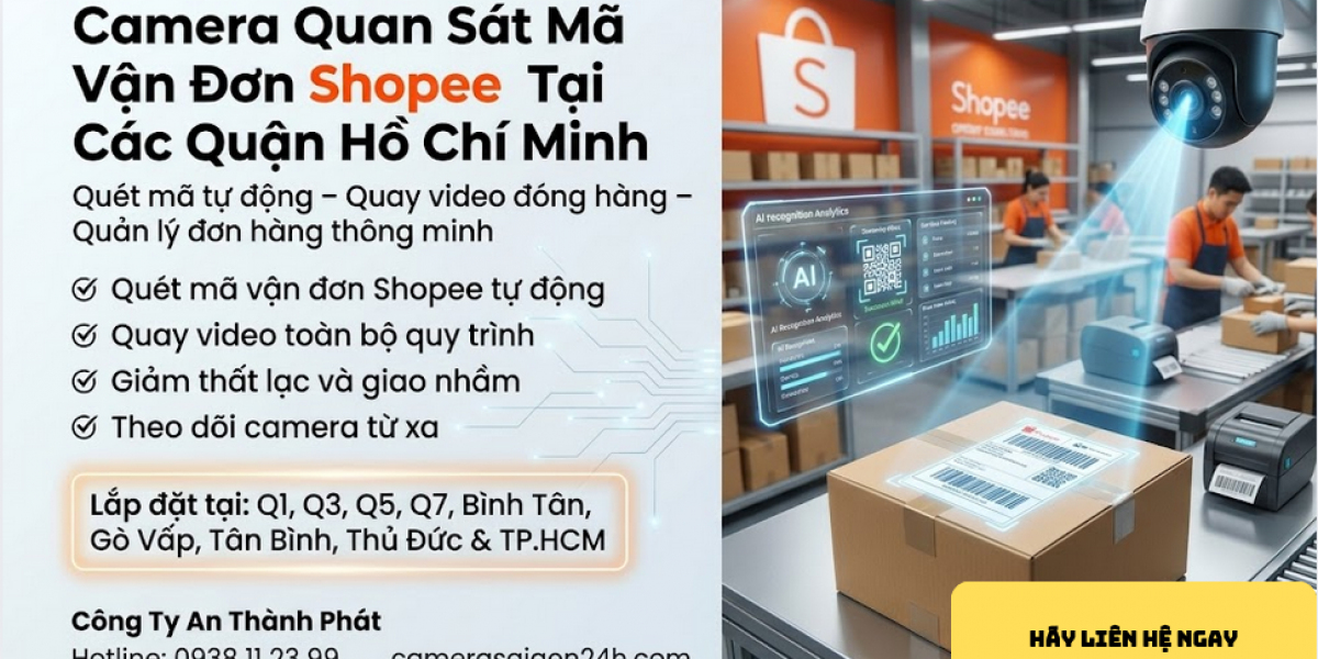 Giải pháp lắp đặt camera quay đóng hàng shopee