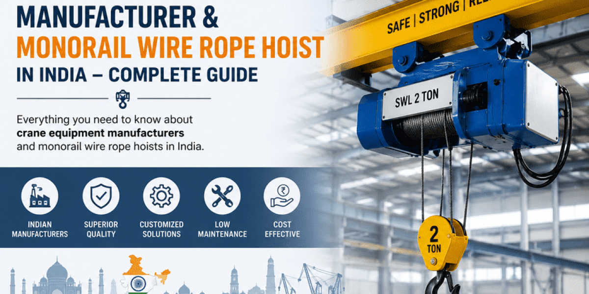 Crane Equipment Manufacturer | Monorail Wire Rope Hoist & Jib Crane Manufacturers in India