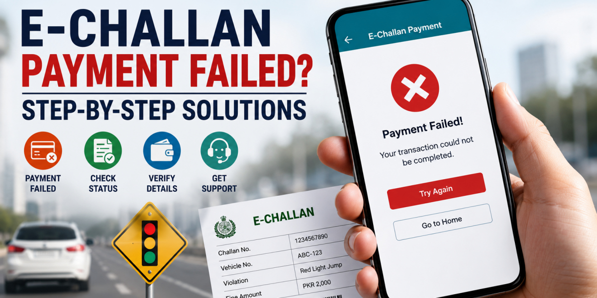 E-Challan Payment Failed? Easy Solutions &amp; Fixes